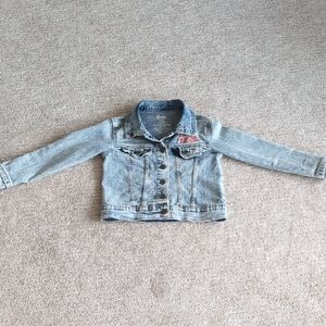 Barbie Light Blue Denim Jacket with Pink Patch